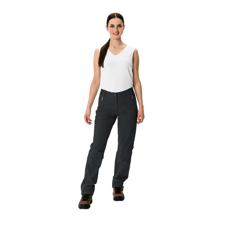 Damen Reißverschluss-Hose VAUDE Farley Stretch Capri III. Angebot von Direct Running DE.