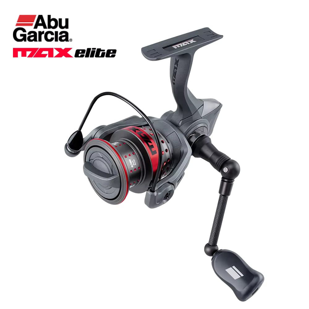 ABU GARCIA MAX Elite Spinnrolle 6.2:1 9+1BB Maximale Bremskraft 2,9-6,4KG Zenon Serie V-TYPE Turret C6 Kohlefaser-Rahmen