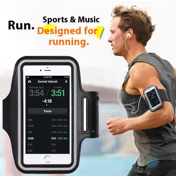Laufsport-Handyhülle, Armband für iPhone 17 Pro Max 15 14 13 16 Samsung S25 Ultra S24, maximale Kapazität von 7 Zoll