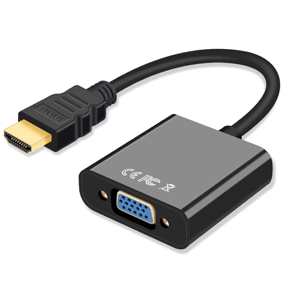 HDMI-kompatibel zu VGA Adapter Digital Analog HDMI-kompatibel Stecker Auf Famale VGA Kabel Konverter Für PC Laptop tablet HDTV