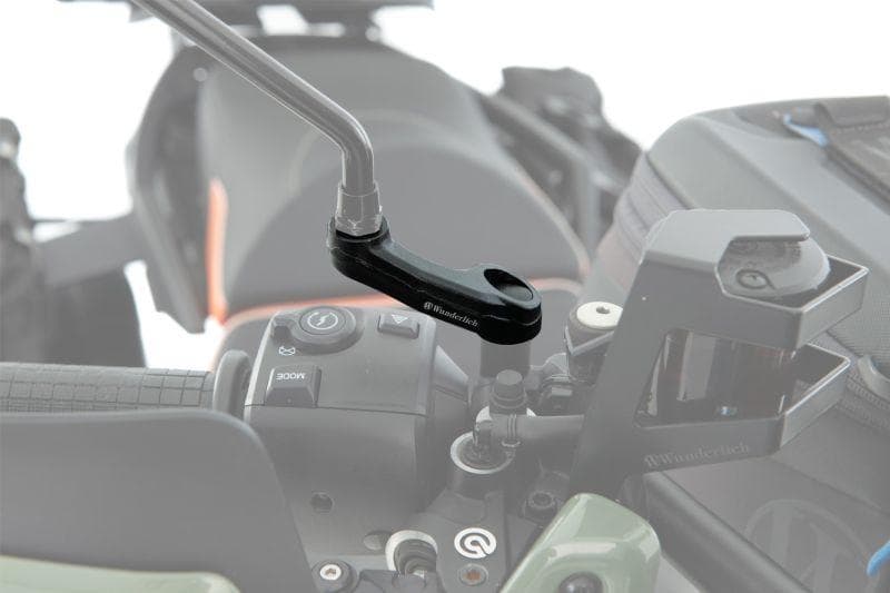 Wunderlich Spiegeladapter up + wide Pan America - schwarz. Offer from Kohl DE.