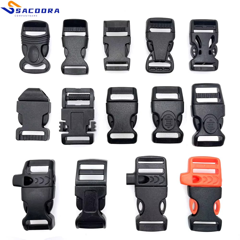Gurtband 15mm (5/8 ") Kunststoff Seite Schnell verschluss Schnalle Verschluss DIY Haustier Halsband Outdoor Rucksack Gepäck gurt Zubehör