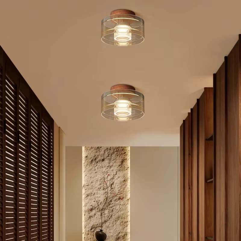 Moderne Dekorative LED-Deckenleuchte Flur Korridor Glas-Kronleuchter Beleuchtung für Wohnzimmer Esszimmer Schlafzimmer Deckenlampe