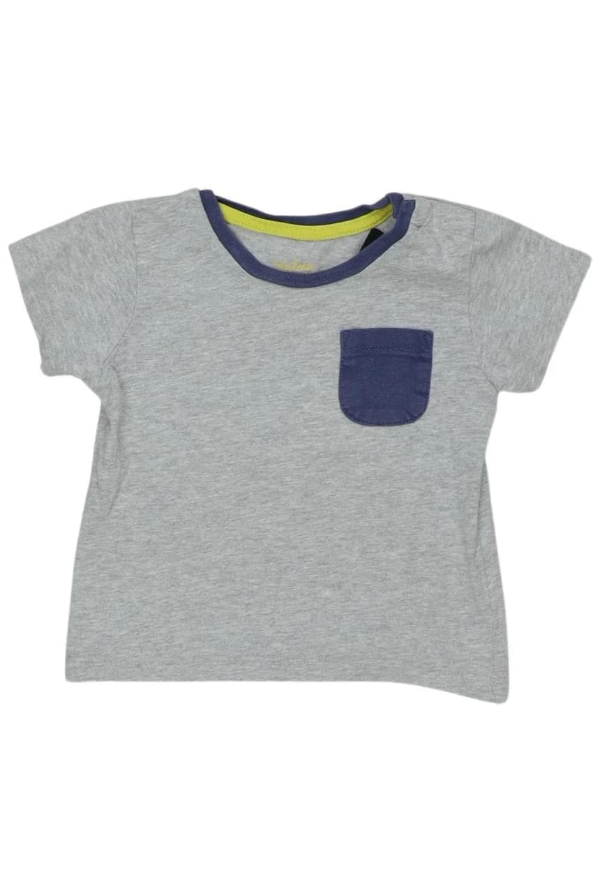 Baby Boden Jungen T-Shirt, Grau, Gr. EU 92
