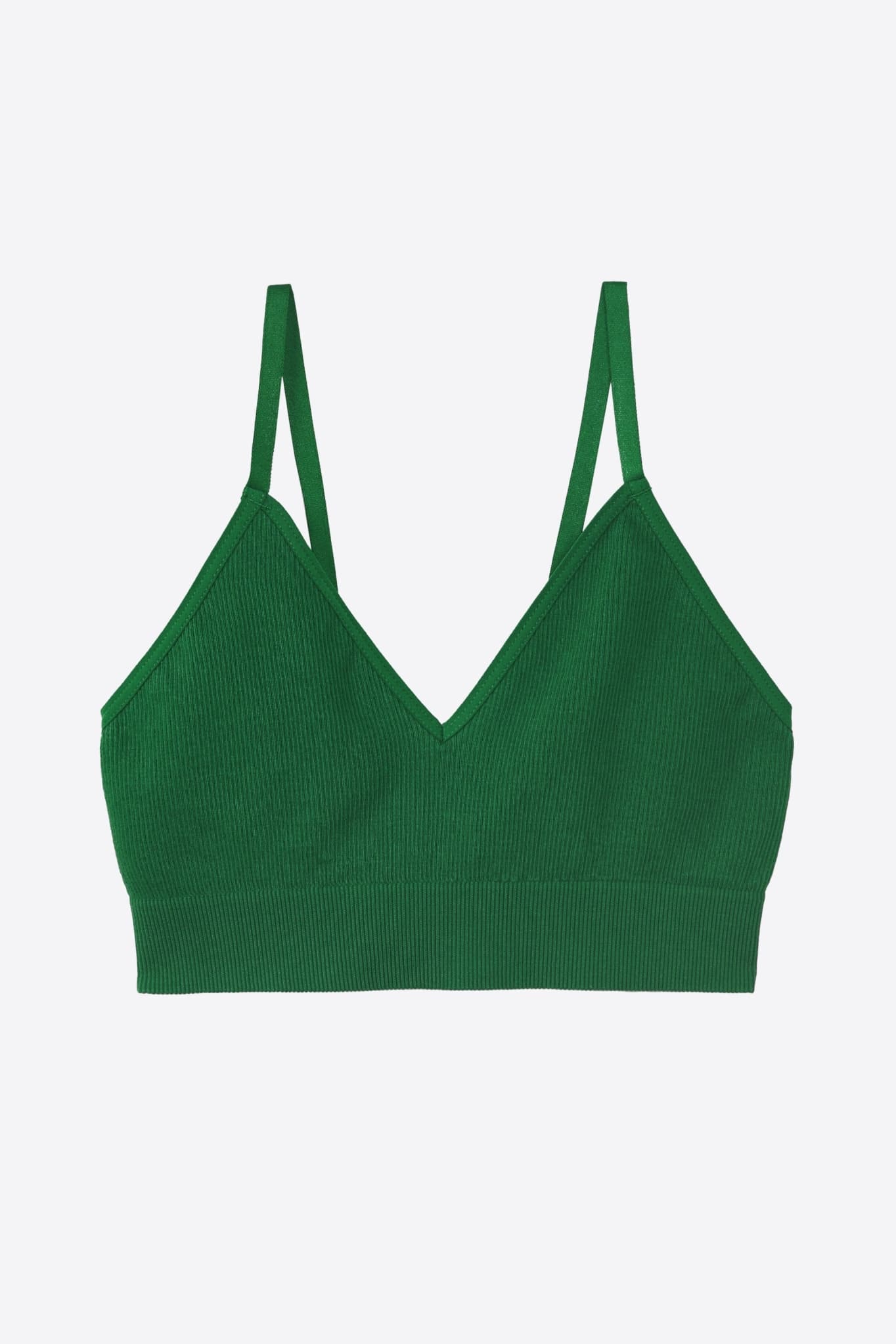 Recolution womens vegan Bralette Kalmia Garden Green