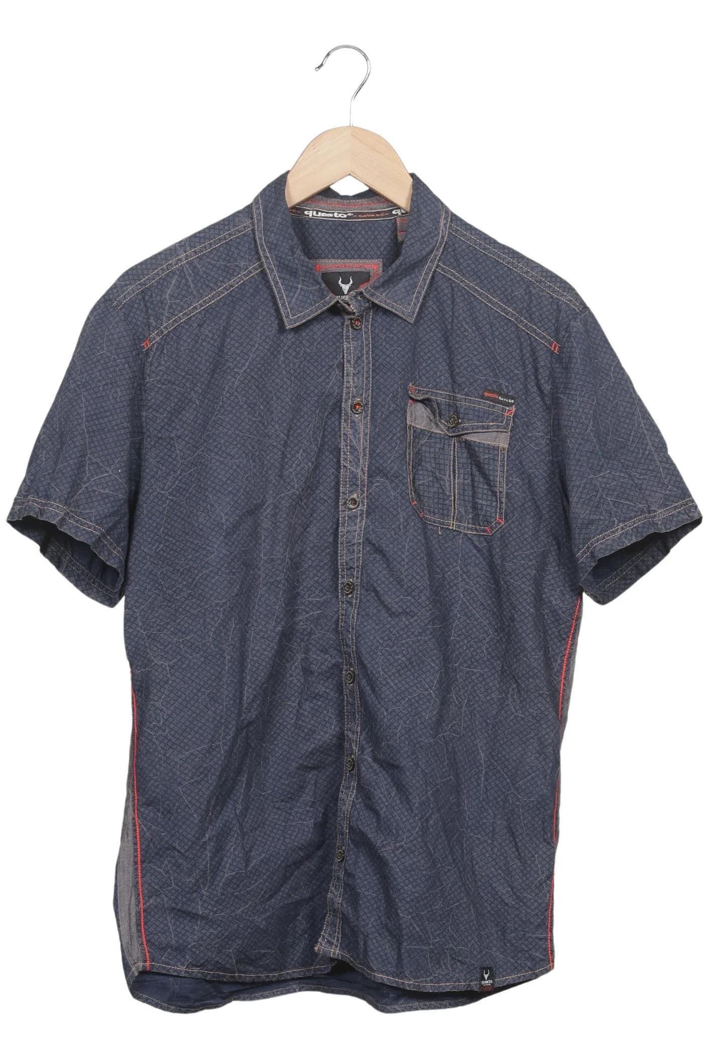 Questo Savage Herren Hemd, Blau, Gr. M