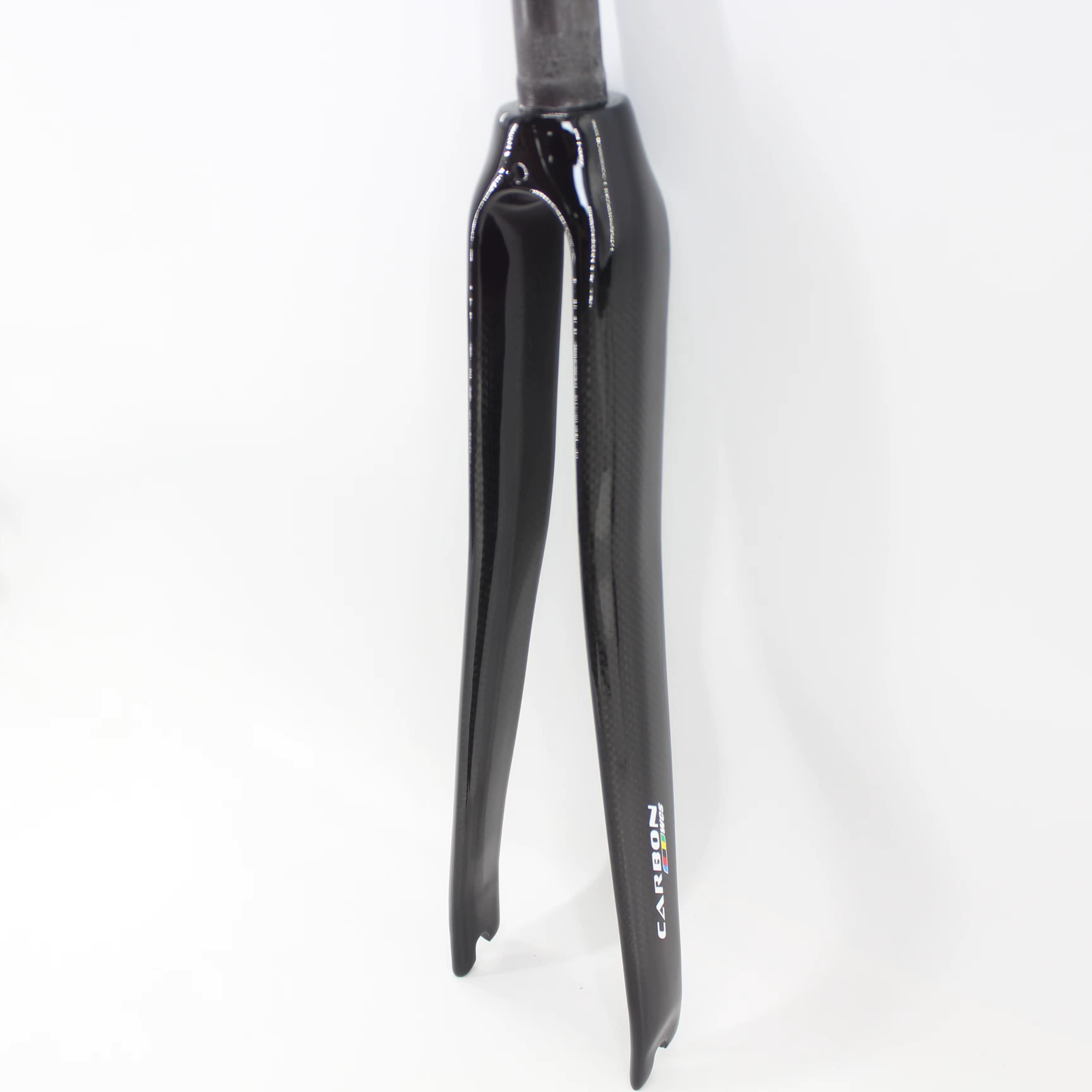 Brandneue QILEFU Rennrad 3K Vollcarbon-Fahrradgabeln Fixed Gear Track Carbon-Fahrrad-Vorderradgabel hellstes