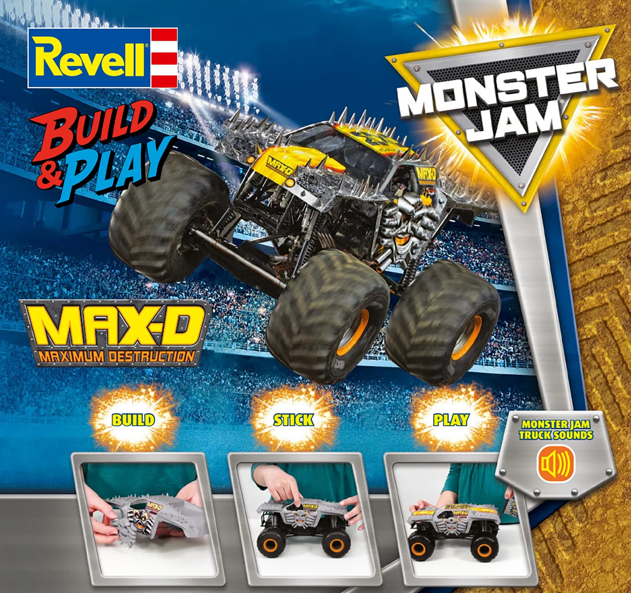 Build & Play: Monster Jam Max-D. Angebot von Revell-shop DE/AT.