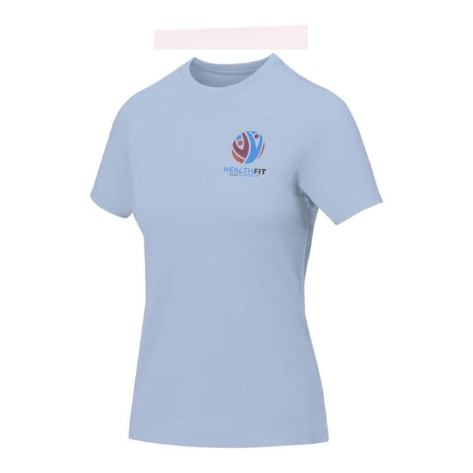 48h Express-Druck Werbeartikel Nanaimo Damen T Shirt – Nebelblau – XS – mit Logo bedruckt. Offer from Allbranded DE.