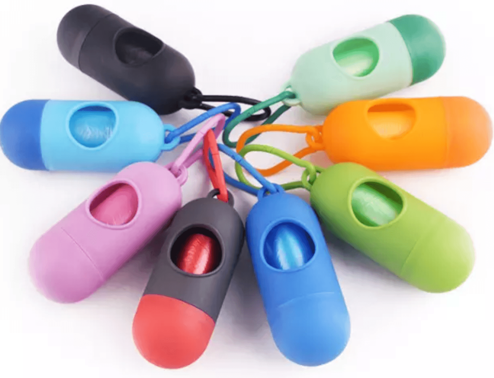 EWANTO Hundekotbeutelspender mit 15 Beutel Beutelspender mit Leinenclip und einer Rolle Hundekotbeutel Bunt HA-54. Offer from EWANTO DE.