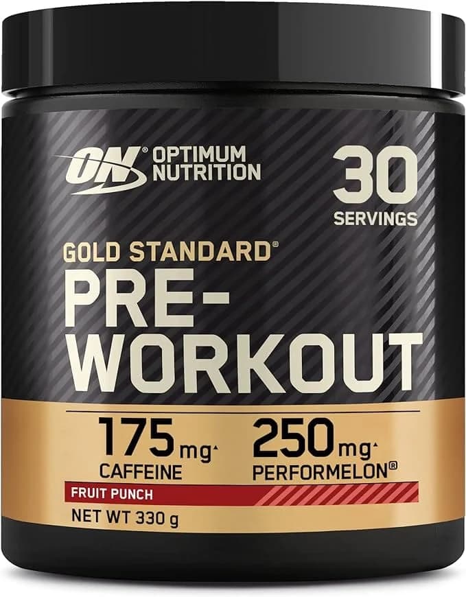 Optimum Nutrition Gold Standard Pre-WorkOut Fruit Punch (330g). Offer from Lir Pharmacy.