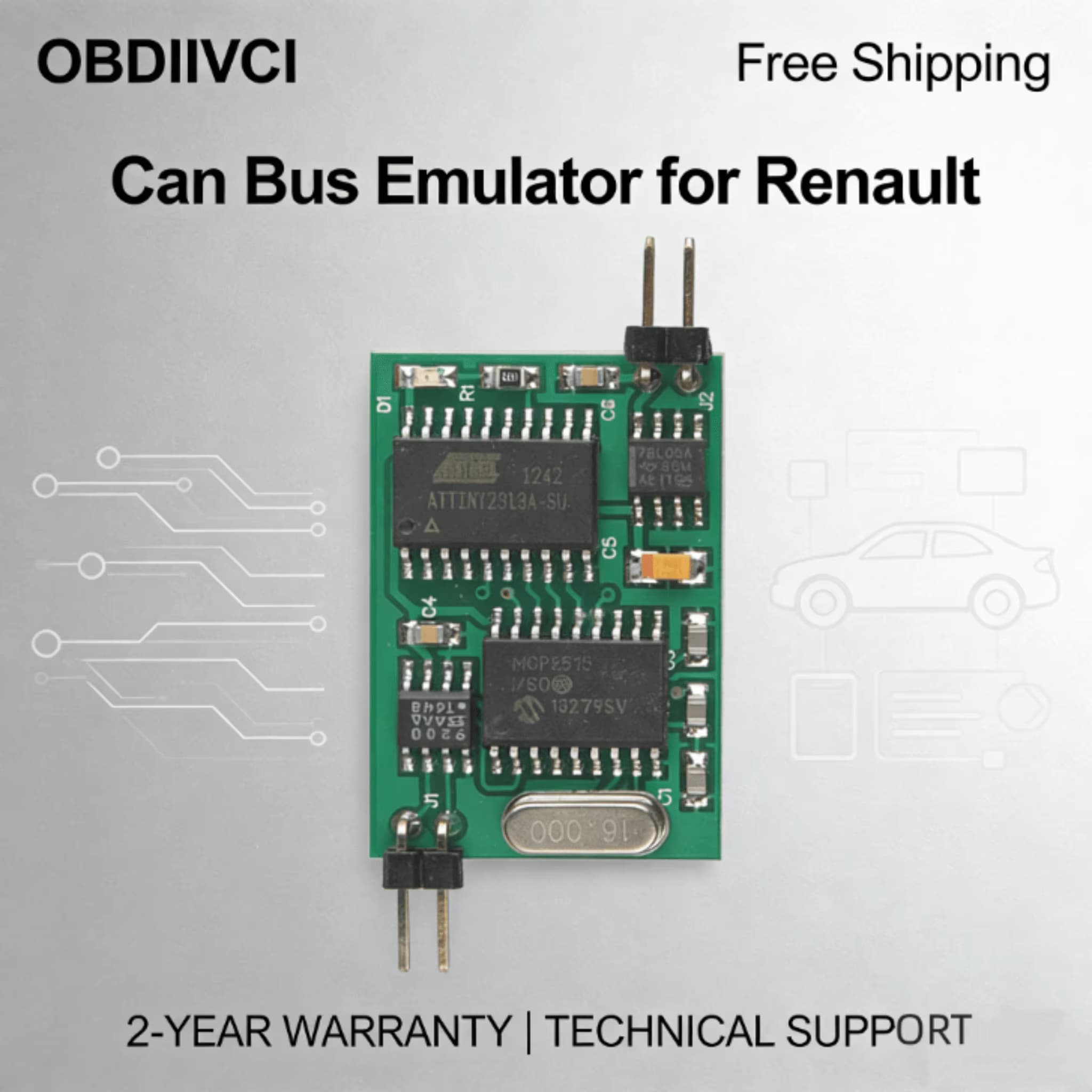 Professional für Renault kann Bus Immo Emulator für Decoder Reset Cluster Reparatur für R-E-Nault Wegfahr sperre Emulator