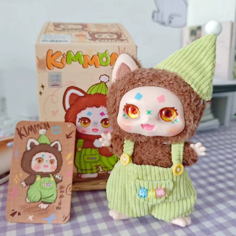 Neue echte Kimmon Mimon I'M Mimon Serie Blind Box Spielzeug Kawaii Plüsch Puppe Rucksack Anhänger Mystery Box süße Überraschung Geschenke