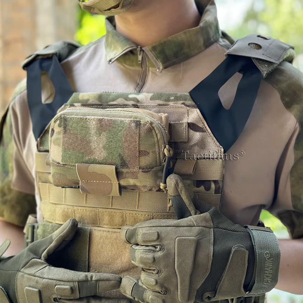 Taktische Admin-Tasche kleine Brust Rig Tasche taktische Weste Tasche Lagerung Organizer Panel für 1,75 ''Gürtel Molle Plattform Jagd