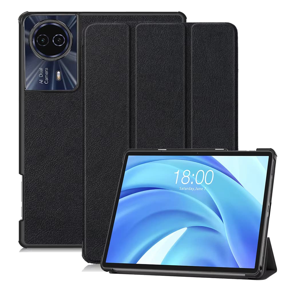 Standfeste Tablet-Hülle für 11 Zoll Teclast T50HD/T50Max/T50Plus 2024, Dreifach Faltbare Schlanke Sturzsichere Tragbare Schutzhülle