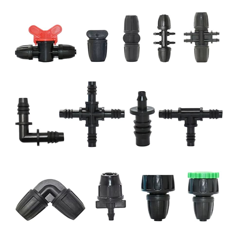 3/8 "8mm Garten Wasser Rohr Anschluss 8/11 Bis 4/7 3/5mm Schlauch Reduzierer Splitter T-stück Ellenbogen End Stecker Tropf Bewässerung System Fitting