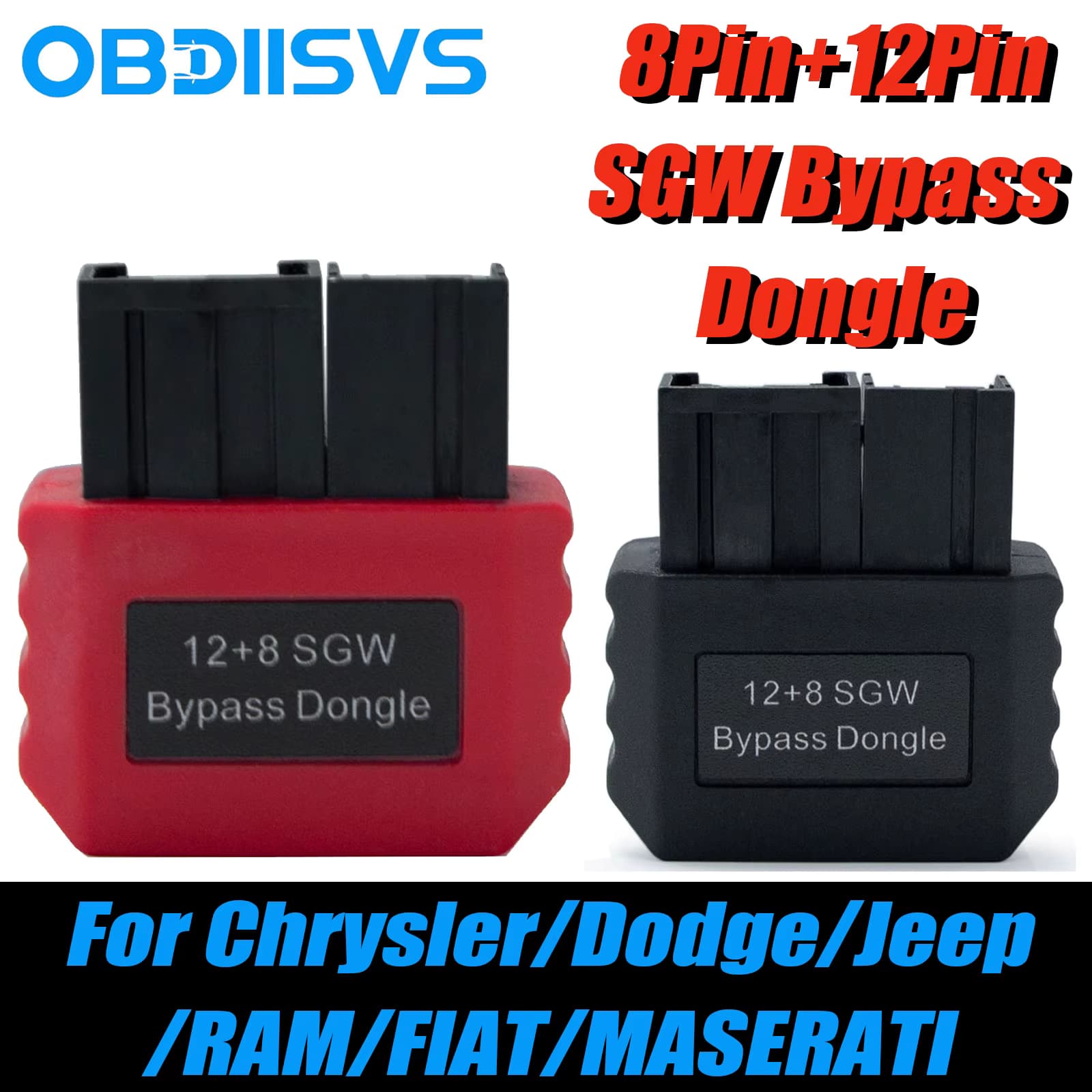 SGW Bypass-Dongle für Chrysler/Dodge/Jeep/RAM/FIAT/MASERATI Fahrzeuge OBDII Sicherheits-Gateway-Adapter für FCA Fahrzeug-SGW-Modul