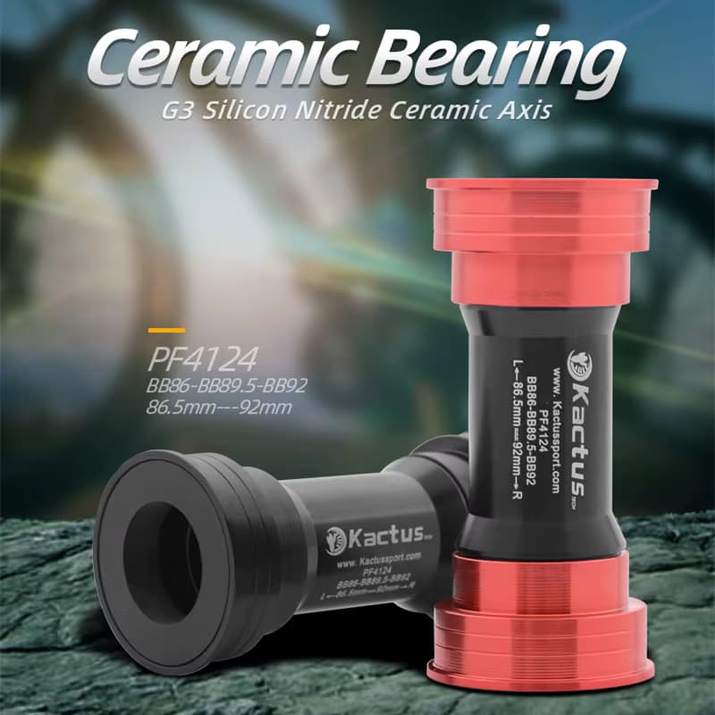KACTUS CERAMIC BB86 BB90 BB92 Press 41mm Innenlager passend für SHIMANO Schaftdurchmesser 24mm Achse für SRAM GXP 24/22 Fahrradteile