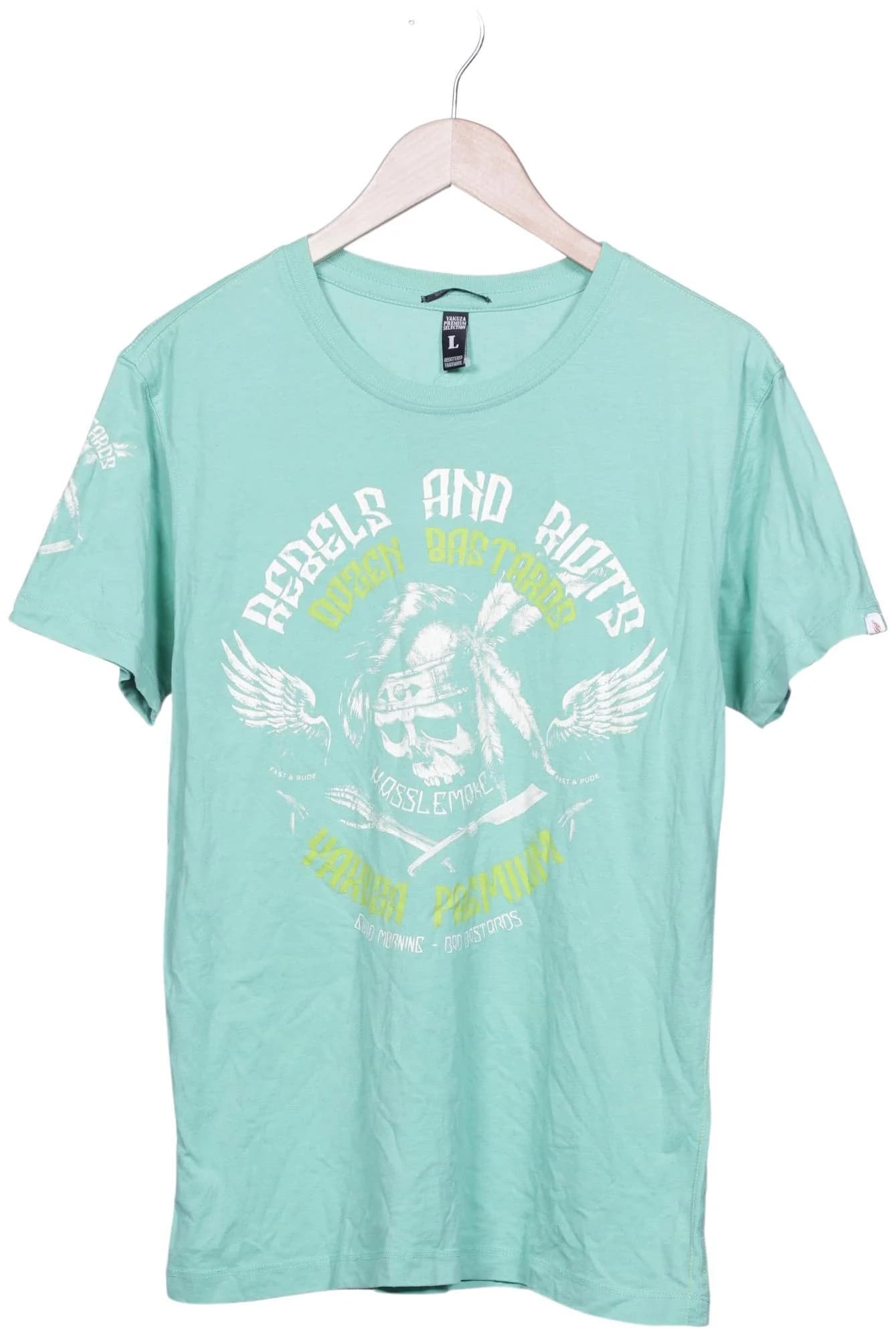 Yakuza Herren T-Shirt, Hellgrün, Gr. L