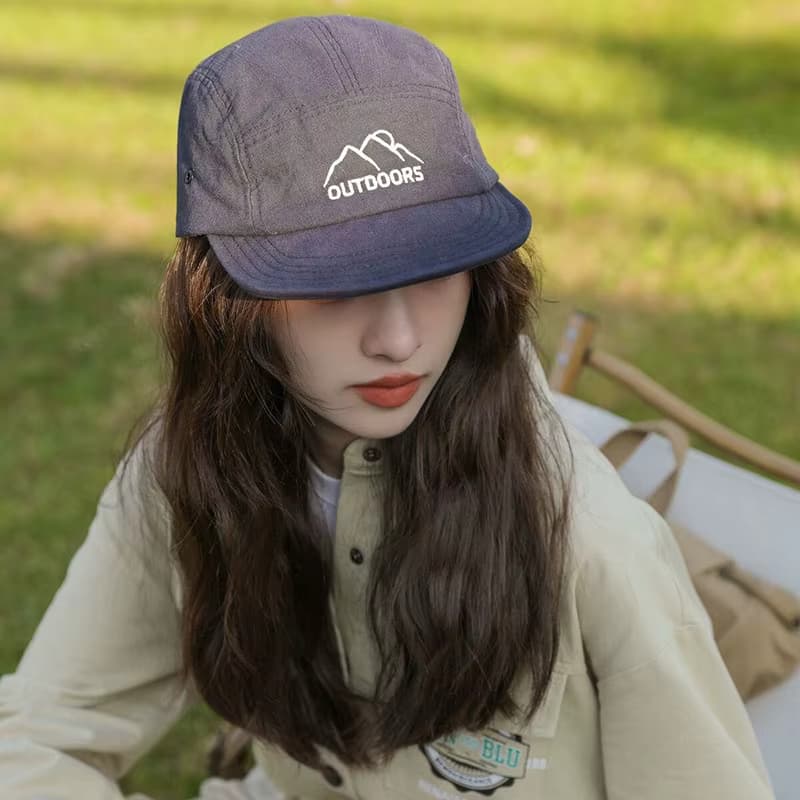 Neue Baseballkappe mit kurzer Krempe für Männer und Frauen, weiche Krempe, Sonnenschutz, Outdoor-Schirmmütze, Unisex, Buchstaben-Stickerei, verstellbare Visiere