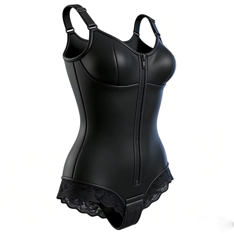 Damen-Korsett Kompressionskleidung Bauchformende Kurze Weste Gürtel Postpartum Post-Liposuktion Bodysuit Fajas Colombianas