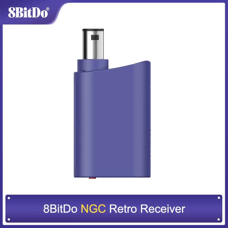 8BitDo NGC Retro-Empfänger-Adapter für Nintendo GameCube Windows 10, 11, kompatibel mit Xbox One Series Wii U Game Controller