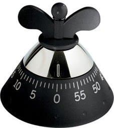 Kitchen Timer Achromatics Minutenmesser schwarz. Angebot von Formadore DE.