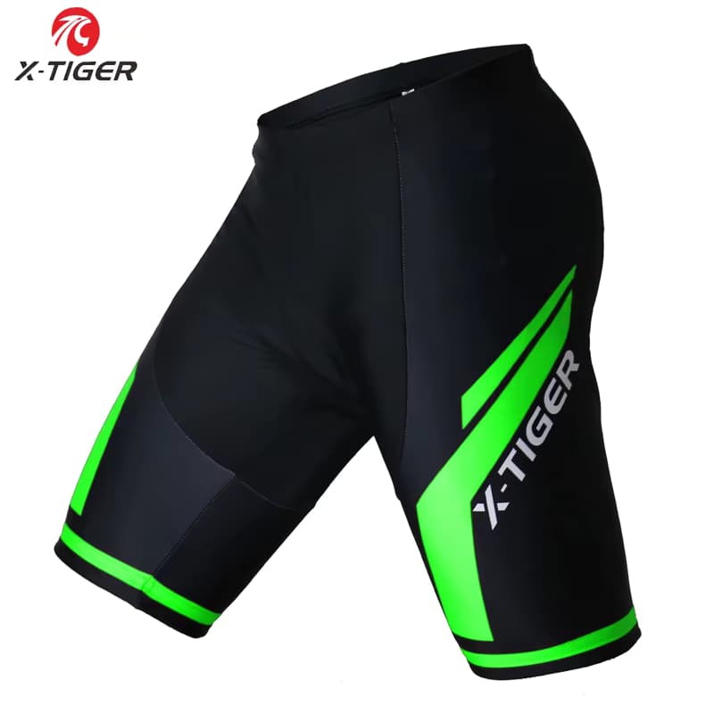 X-TIGER Herren-Radhose, stoßfest, MTB-Fahrradhose, Sommer, atmungsaktiv, Fahrradhose mit Coolmax 5D-Gel-gepolsterten Radhosen