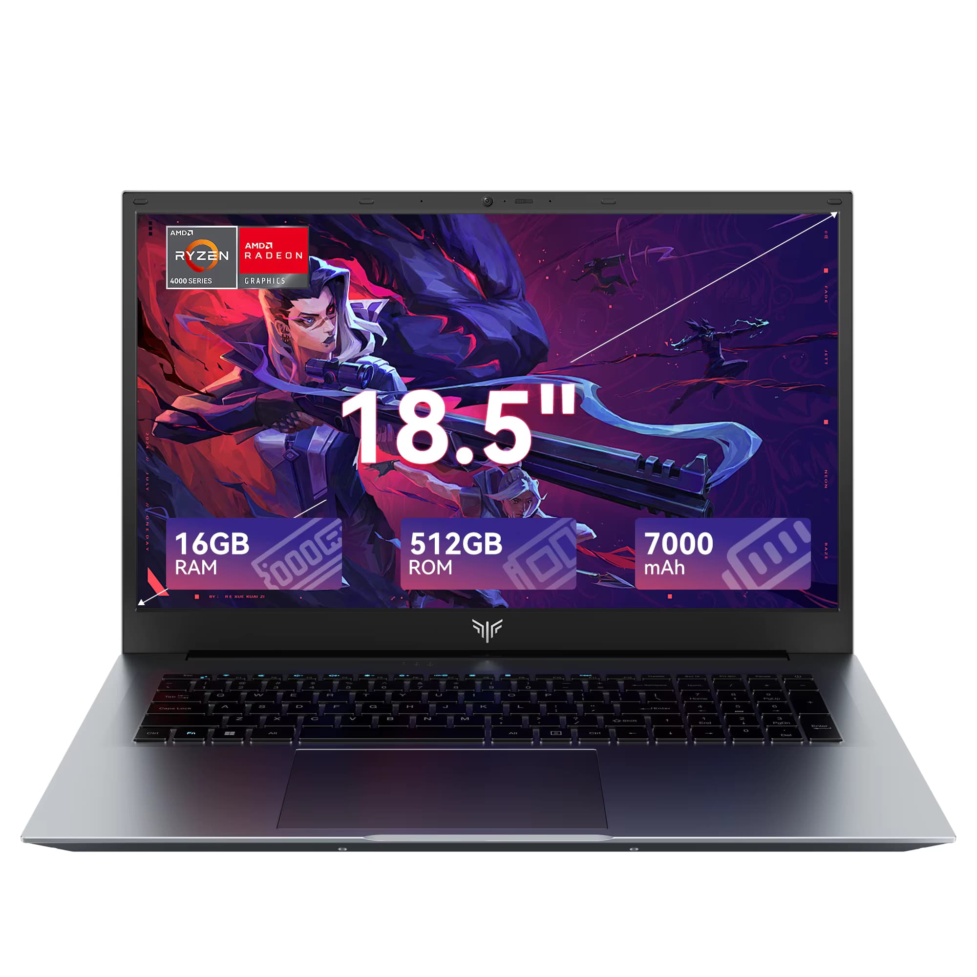 ACEMAGIC AX18PRO 18,5"-Laptop mit Windows 11 PRO, 7000 mAh Akku, AMD Ryzen 3 4300U Prozessor, 16GB LPDDR4 RAM, 512GB SSD, Wifi5