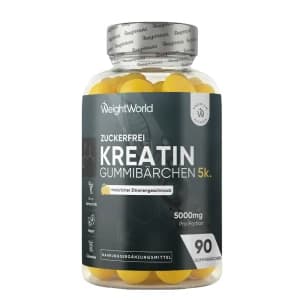 Kreatin Gummibärchen: Leistungssteigerung und Muskelaufbau in köstlicher Form. Jetzt kaufen.. Offer from WeightWorld DE.