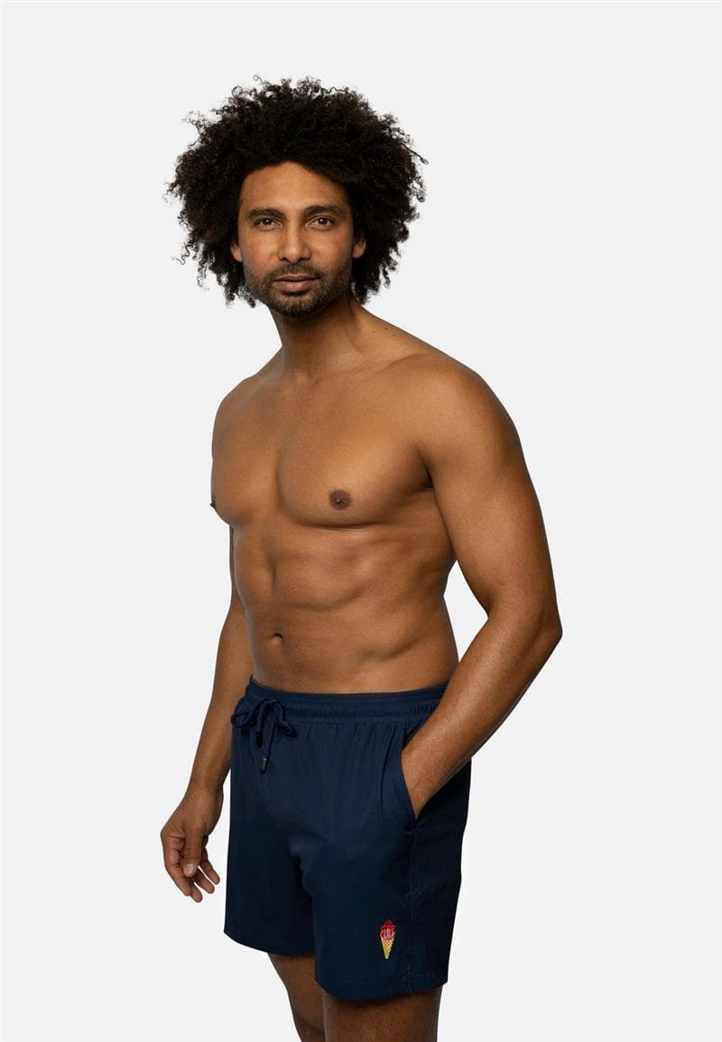 Badehose mit kleinem Motiv. Angebot von Unipolar DE.
