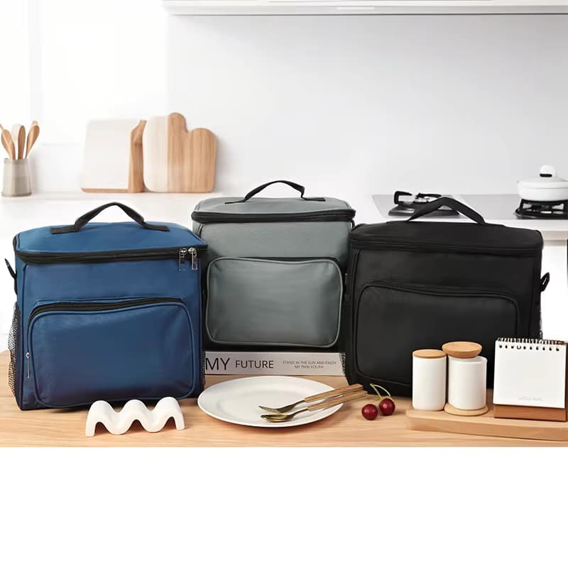 Große Kapazität Sling Lunch Box Kinder/Student Mehrere Menschen Mittagessen Tasche Thermische Tasche Outdoor Thermische Lebensmittel Box Tasche
