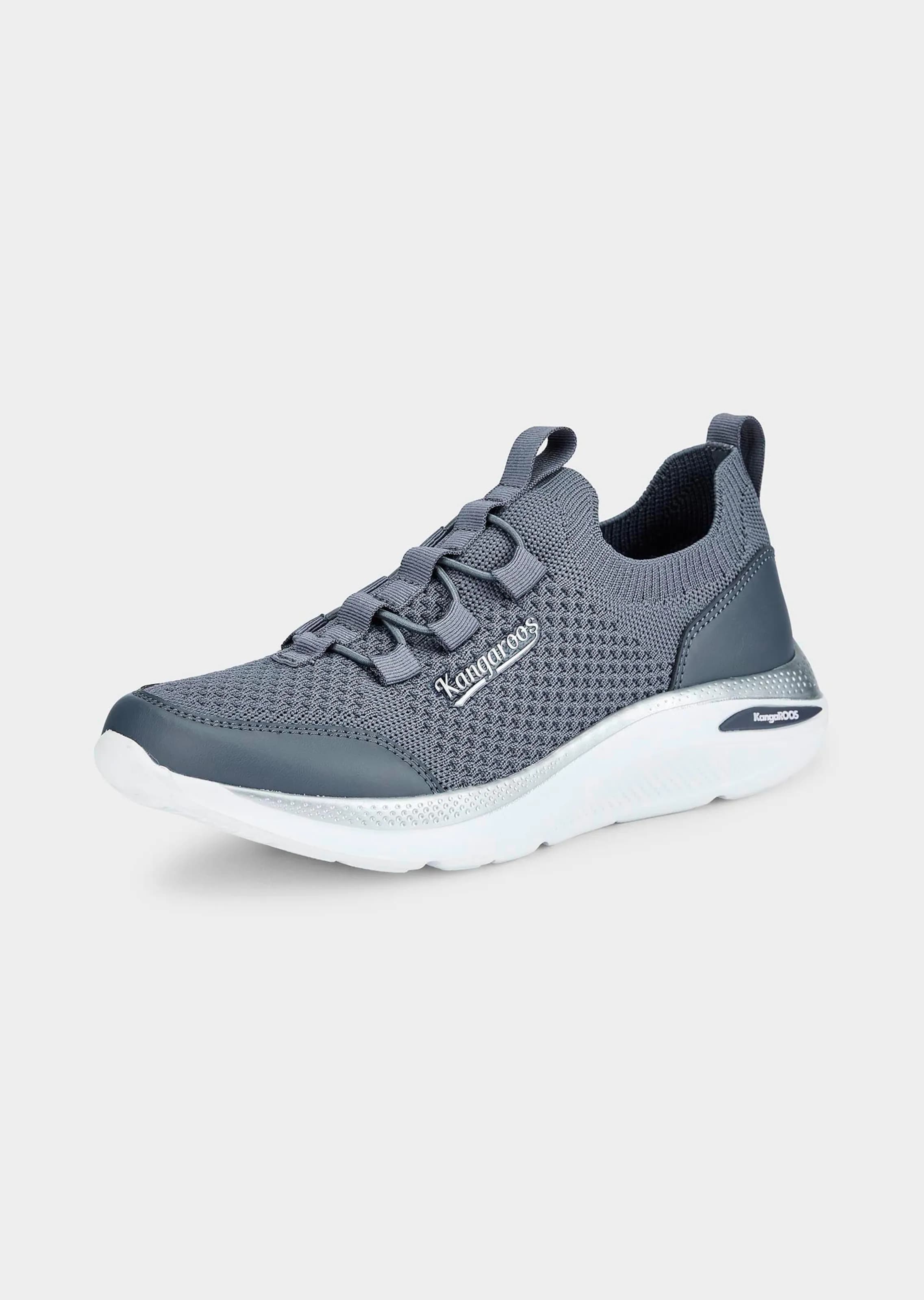 Sportiver Sneaker mit profilierter Sohle - grau - Gr. 42 von Goldner Fashion