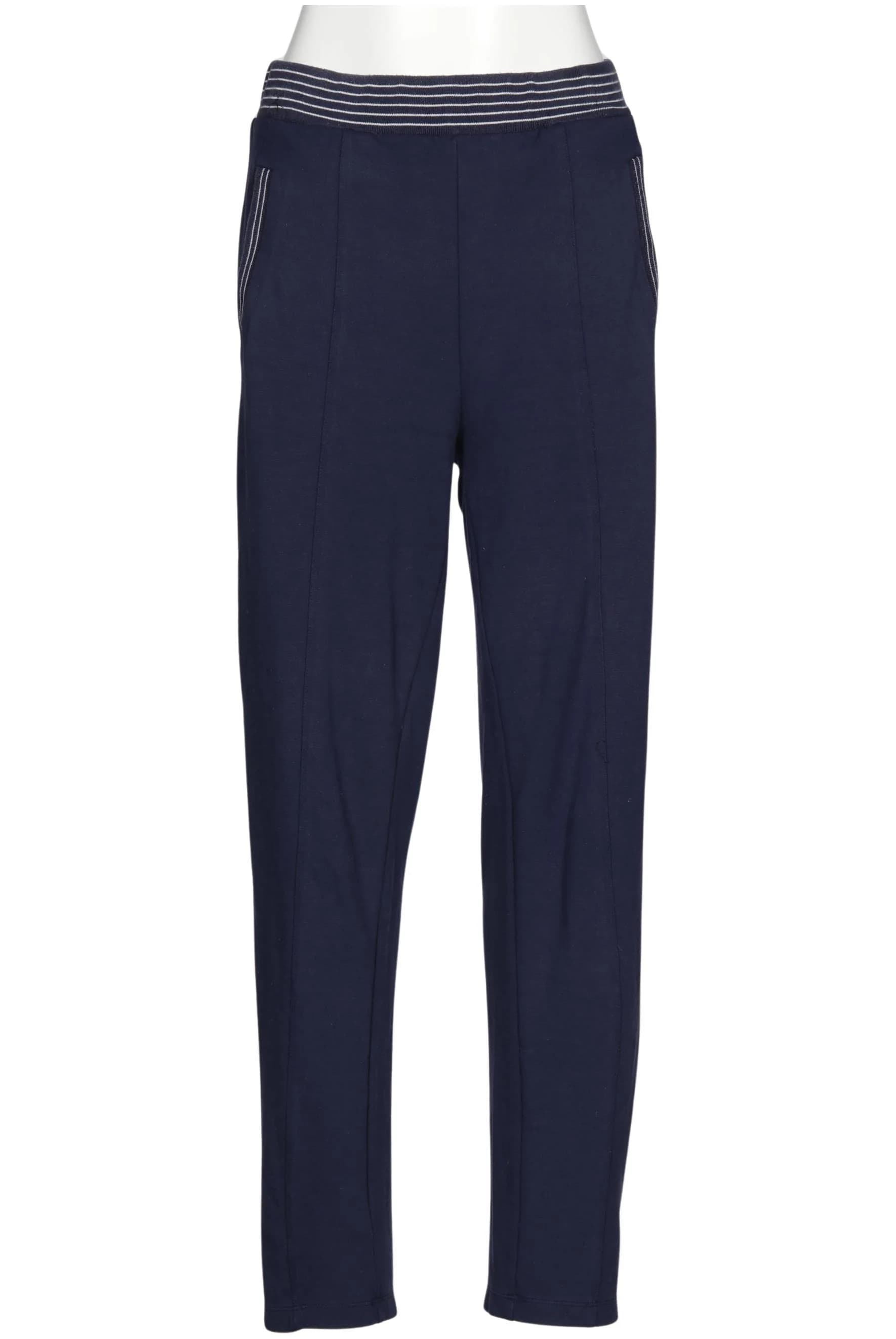 Mademoiselle YeYe Damen Stoffhose, Marineblau, Gr. S