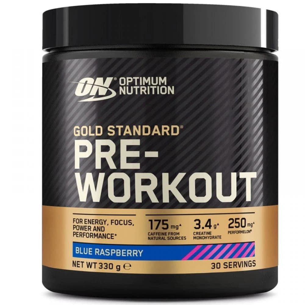 Optimum Nutrition Gold Standard Pre-WorkOut Blue Raspberry (330g). Offer from Lir Pharmacy.