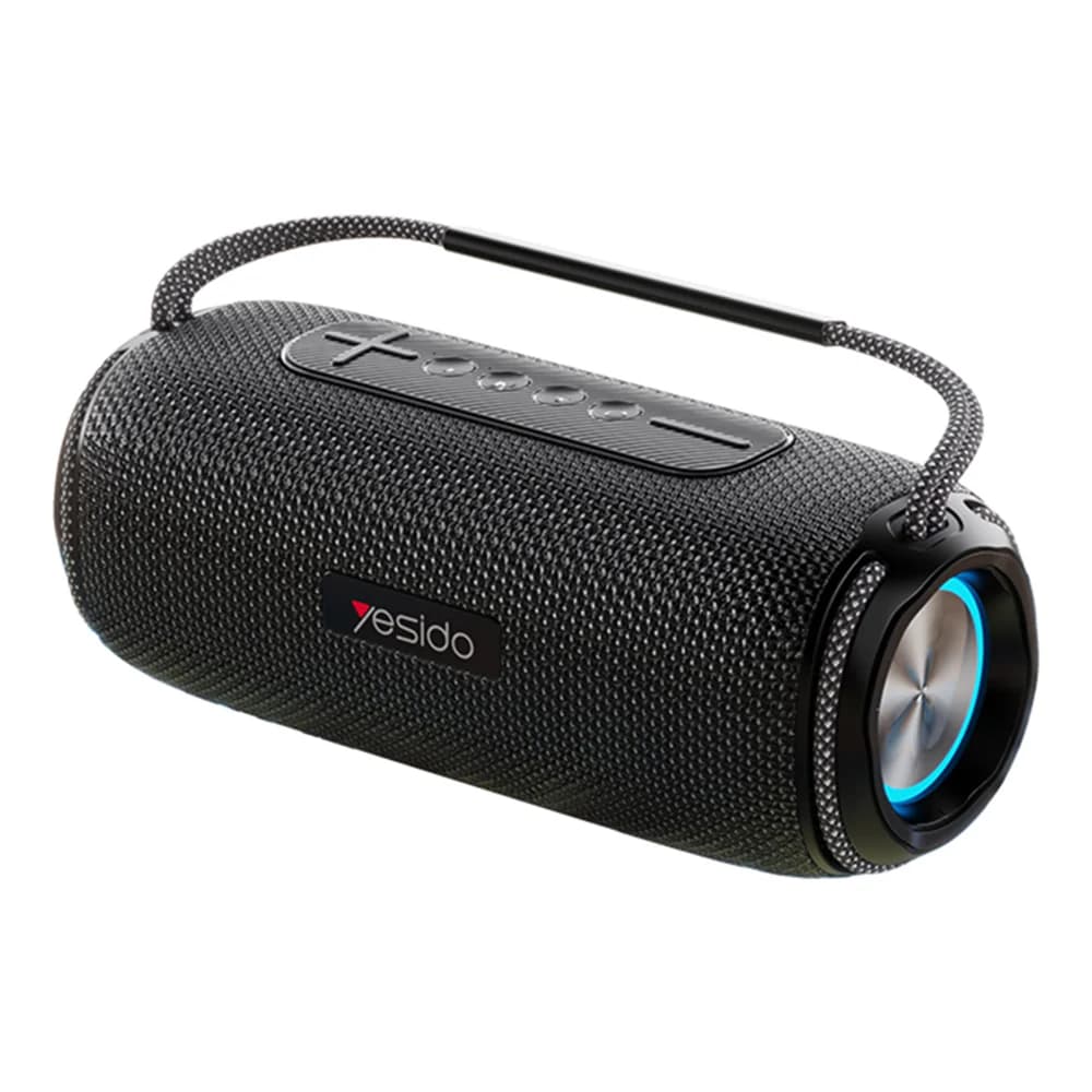 Tragbarer Bluetooth-Lautsprecher Yesido YSW11, 40W, RGB, wasserdicht, Schwarz