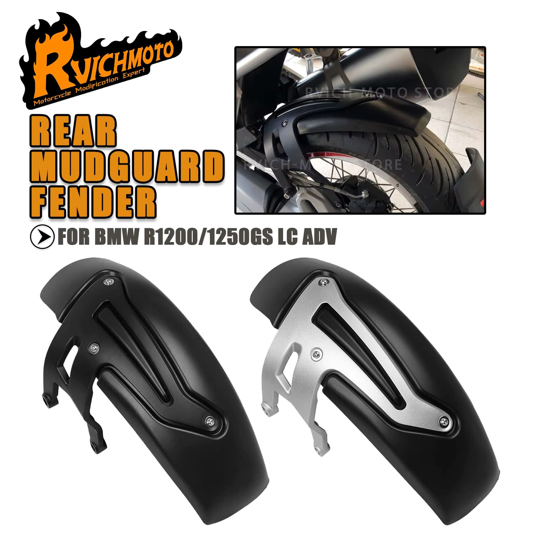 R 1200 1250GS Motorrad Kotflügel Hinten Spritzschutz Für BMW R1200GS ADV R1250GS LC R 1200 GS Abenteuer Reifen Hugger Spritzschutz