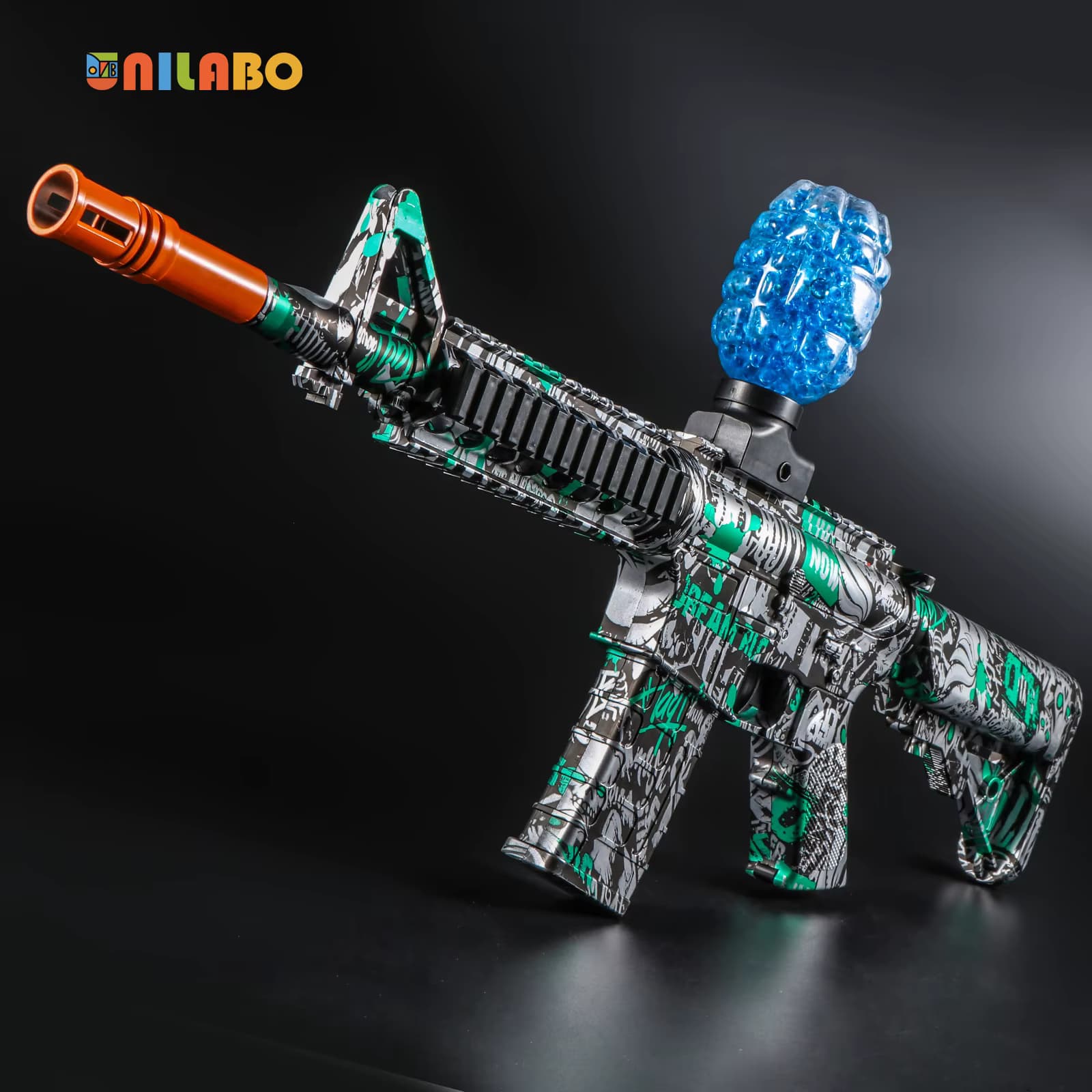 M416 elektrisches Blaster-Waffen spielzeug, wiederauf lad bares, automatisches Outdoor-Spielzeug für Team aktivitäten, perfektes Geschenk (Kugeln aus geschlossen)