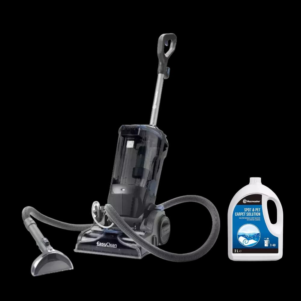 Vacmaster EasyClean Home Clean Kit | Teppichreiniger mit Mopp – inklusive Ersatz-Teppichshampoo