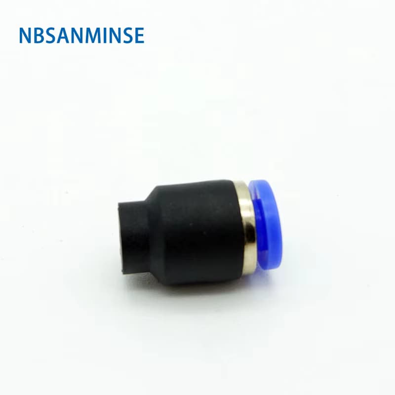 10 Stück/Set PPF 04 06 08 10 12mm Pneumatische Endkappen Luftanschlüsse Gerade Push-in Kunststoffanschlüsse für Schlauchleitungen NBSANMINSE