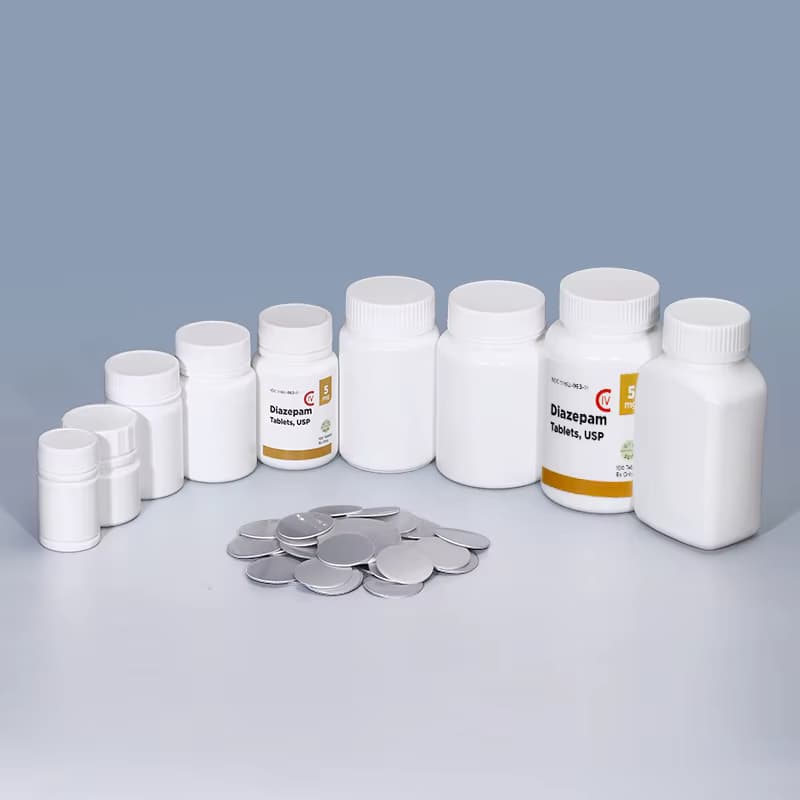 HDPE 200ml White Plastic Bottles for Vitamin Pill Calcium Tablets Capsule With Highly Sealed. Tilbud fra Alibaba US.