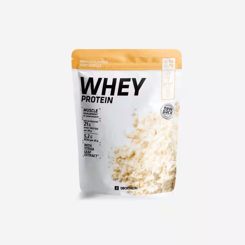Whey Protein 1.5kg - Vanilla. Offer from Decathlon Ireland.