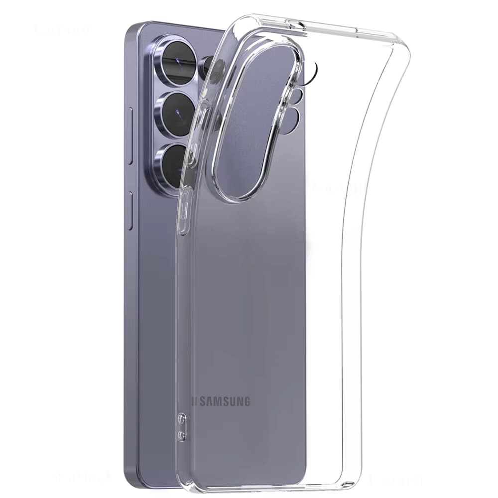 Transparente Handyhülle für Samsung Galaxy S26 S25 S24 S23 S21 FE S22 Ultra Plus Silikon Weiche TPU Rückseite Klare Schutzhüllen