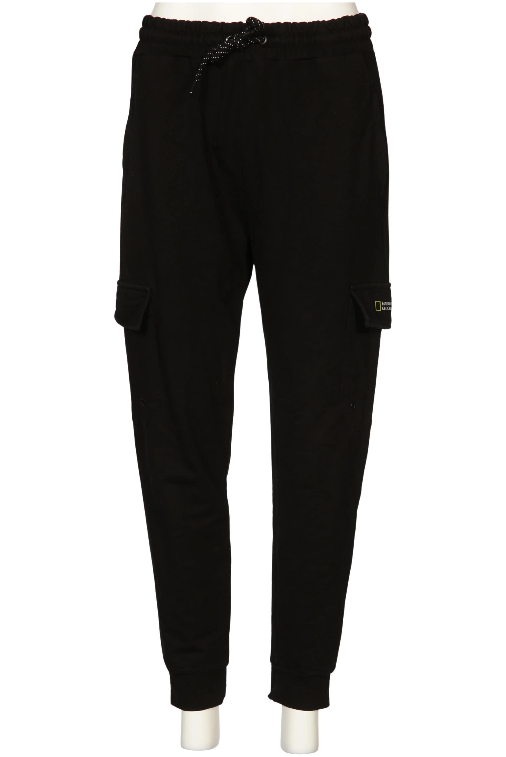 National Geographic Damen Stoffhose, Schwarz, Gr. L