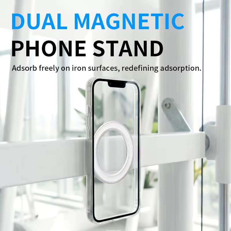 Doppelseitiger Starker Magnetischer Handyhalter für Magsafe Auto-Magnetständer für iPhone 12 13 14 15 16 17 Pro Max Wandhalterung