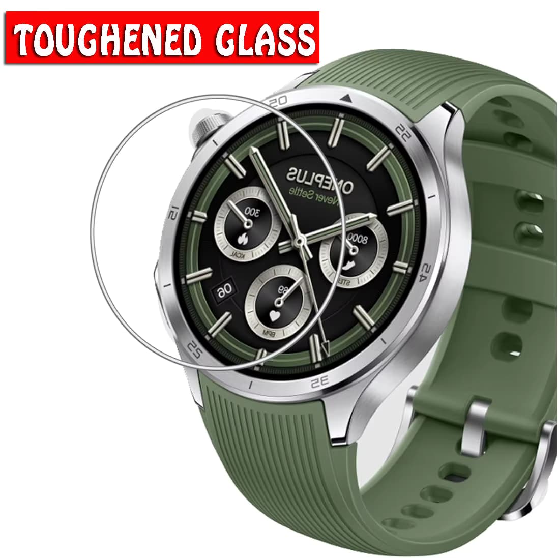3PCS gehärtete Glasfolien Schutz für Oneplus Watch 3/OnePlus Watch 2R Displayschutzfolie Schutzglasfolie Zubehör