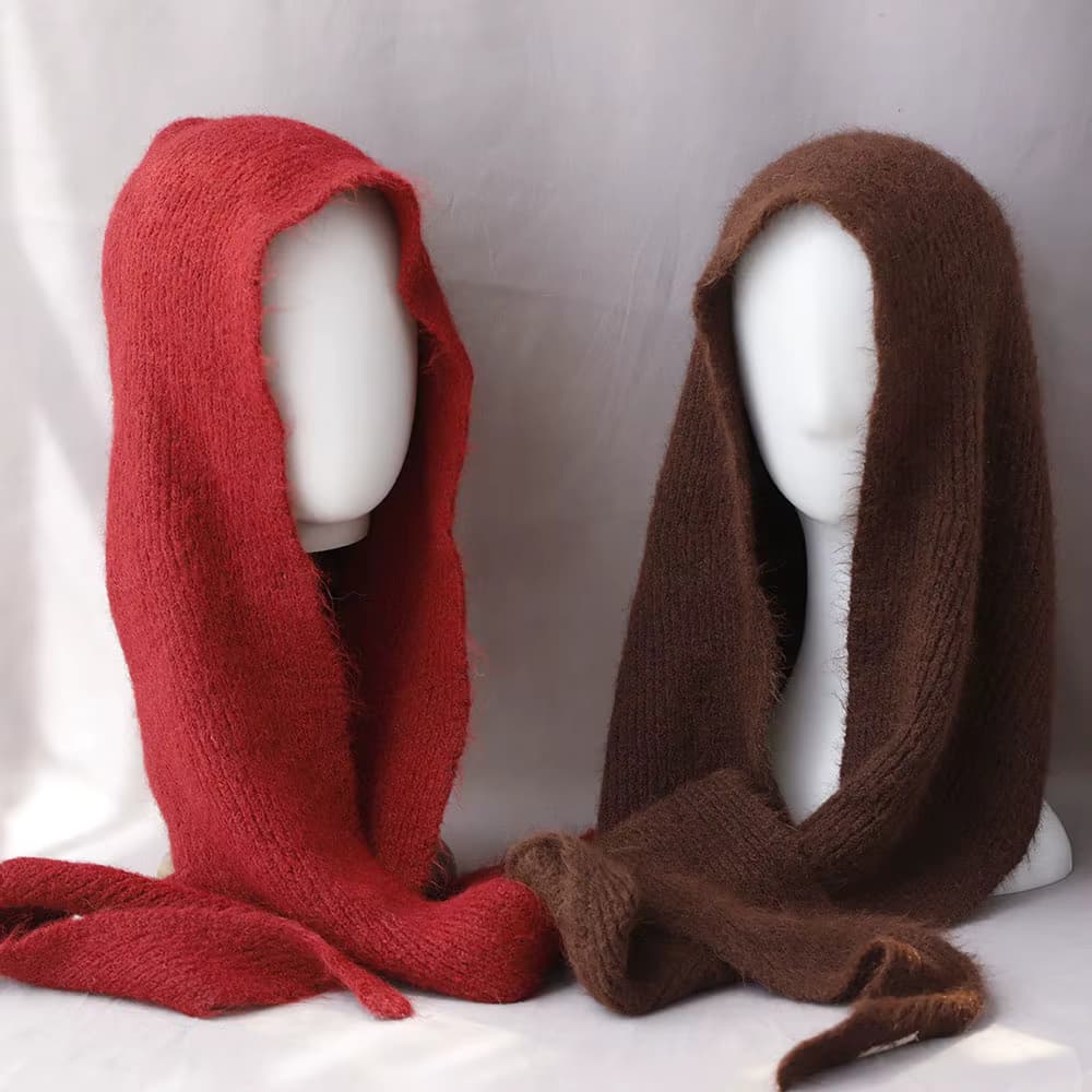2025 neue Frauen Winter Hut Streetwear wolle Mischung Warme Kappe Mode Schmücken Beanie Hut Für Weibliche Beiläufige Gestrickte Hut