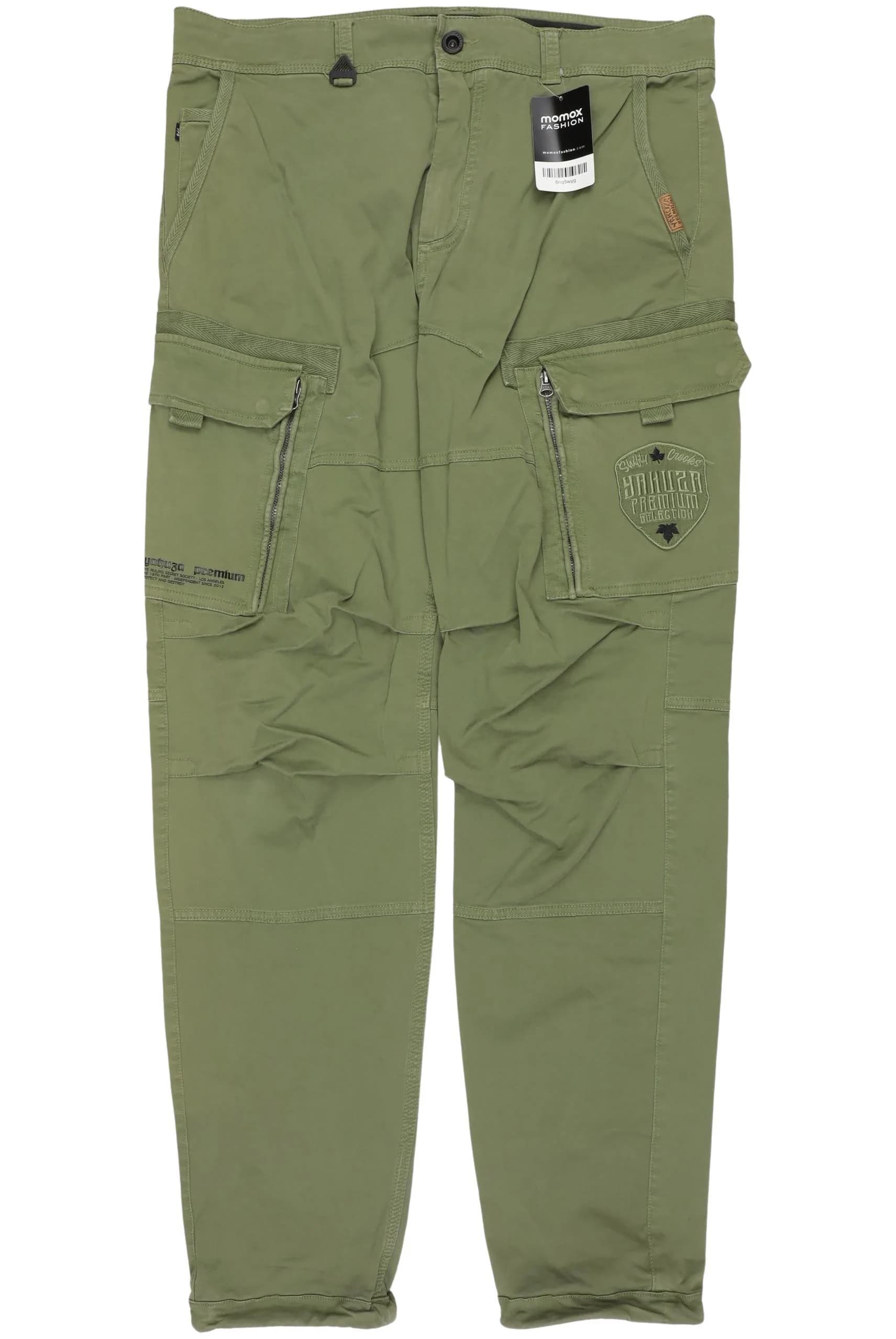 Yakuza Herren Stoffhose, Grün, Gr. XL