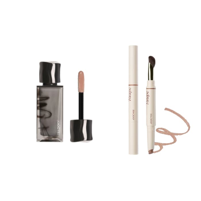 Joocyee - New Smoky Glazed Gloss - 4g - 603 Oat Milk (1ea) & 2 in 1 Contour Pen - 700mg - 01 Taupe (1ea) Set. Oferta de Stylevana PT.