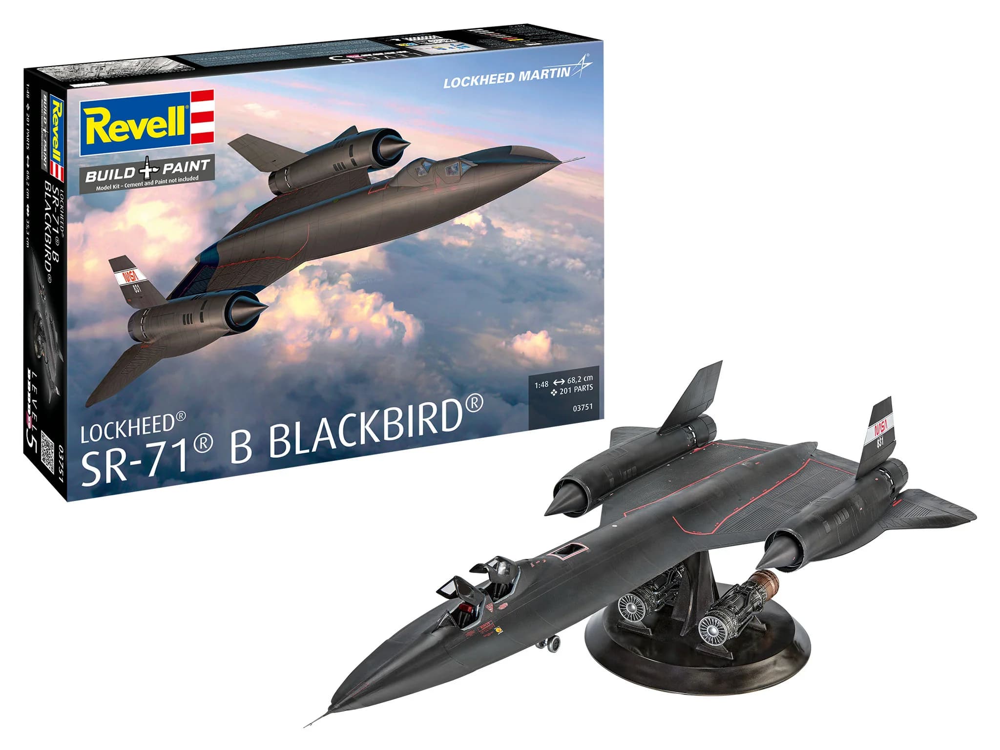 Lockheed SR-71B Blackbird. Angebot von Revell-shop DE/AT.